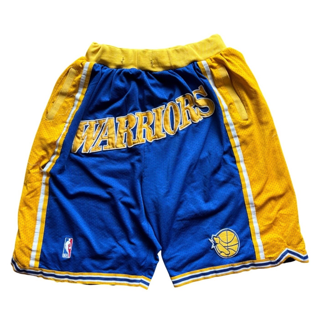 Golden State Warriors JUST DON 1995-1996 Basketball Shorts Men's Size XL